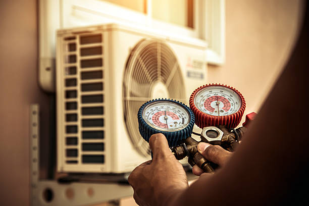 Professional Ac Installation technician working in National Park, NJ